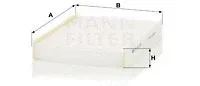 MANN-FILTER CU26006 — Filter, cabin air