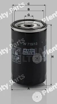 MANN-FILTER W719/13 — Oil Filter