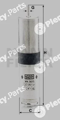 MANN-FILTER WK5015z — Fuel Filter