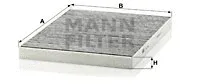 MANN-FILTER CUK3142 — Filter, cabin air