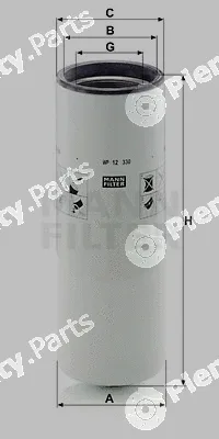 MANN-FILTER WP12330 — Oil Filter