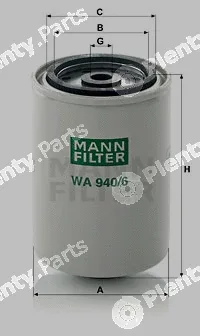 MANN-FILTER WA940/6 — Coolant Filter