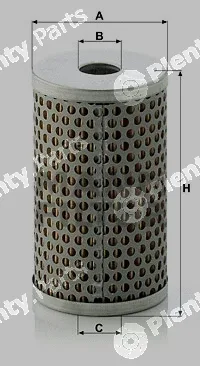MANN-FILTER H601/4 — Hydraulic Filter, steering