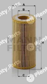 MANN-FILTER HU719/8y — Oil Filter