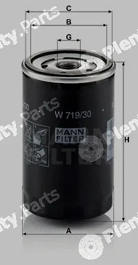 MANN-FILTER W719/30 — Oil Filter