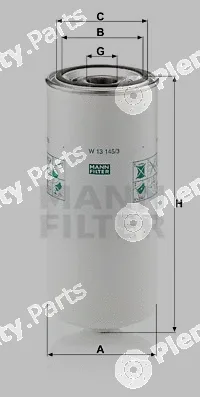 MANN-FILTER W13145/3 — Oil Filter