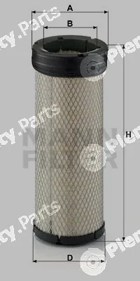 MANN-FILTER CF1398 — Secondary Air Filter