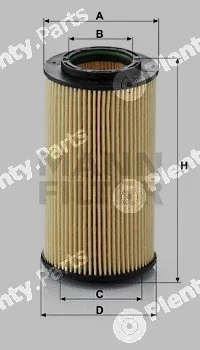 MANN-FILTER HU824x — Oil Filter
