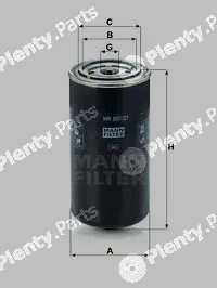 MANN-FILTER WK950/21 — Fuel Filter