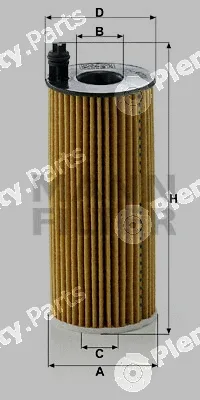 MANN-FILTER HU6004x — Oil Filter