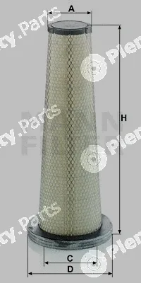 MANN-FILTER CF21002 — Secondary Air Filter