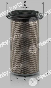 MANN-FILTER C24650/3 — Air Filter