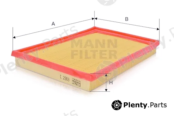 MANN-FILTER C2969 — Air Filter