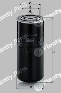 MANN-FILTER WDK962/12 — Fuel Filter