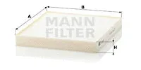 MANN-FILTER CU2227 — Filter, cabin air
