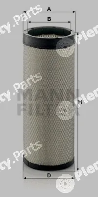 MANN-FILTER CF1800 — Secondary Air Filter