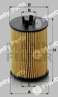 MANN-FILTER HU612/1x — Oil Filter