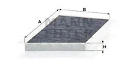 MANN-FILTER CUK3461 — Filter, cabin air