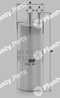 MANN-FILTER WK7012 — Fuel Filter