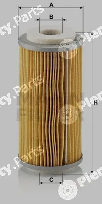 MANN-FILTER H822/1x — Fuel Filter