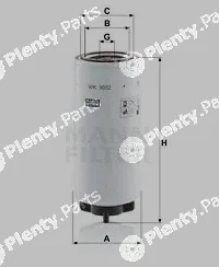 MANN-FILTER WK9052x — Fuel Filter