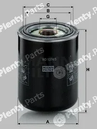 MANN-FILTER WD1374/5 — Oil Filter