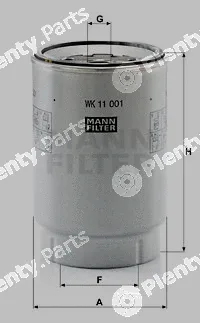 MANN-FILTER WK11001x — Fuel Filter