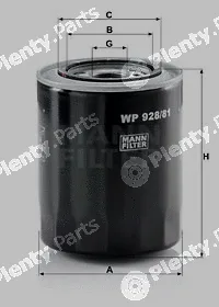 MANN-FILTER WP928/81 — Oil Filter