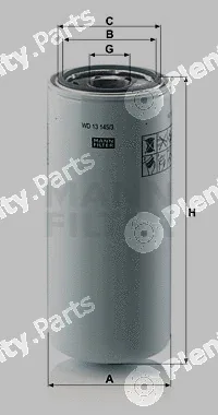 MANN-FILTER WD13145/3 — Oil Filter