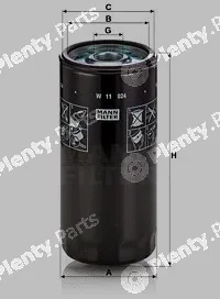MANN-FILTER W11024 — Oil Filter
