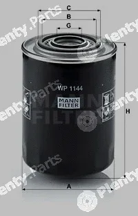 MANN-FILTER WP1144 — Oil Filter