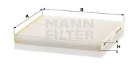 MANN-FILTER CU23011 — Filter, cabin air