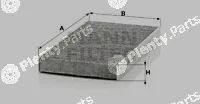 MANN-FILTER CUK2951 — Filter, cabin air