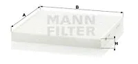 MANN-FILTER CU2544 — Filter, cabin air