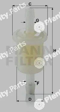 MANN-FILTER WK2110 — Fuel Filter