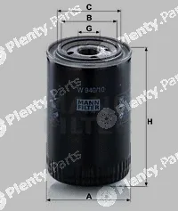 MANN-FILTER W940/10 — Oil Filter