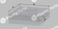 MANN-FILTER CU2232/1 — Filter, cabin air
