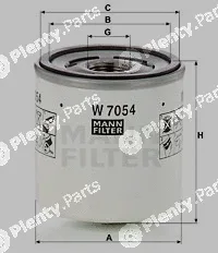 MANN-FILTER W7054 — Oil Filter