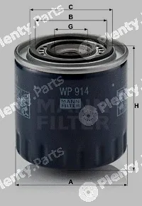 MANN-FILTER WP914 — Oil Filter