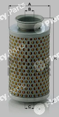 MANN-FILTER H615 — Hydraulic Filter, steering