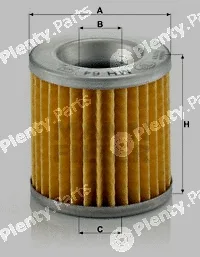 MANN-FILTER MH64x — Oil Filter