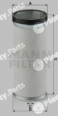 MANN-FILTER CF821 — Secondary Air Filter
