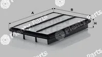 MANN-FILTER C3766 — Air Filter