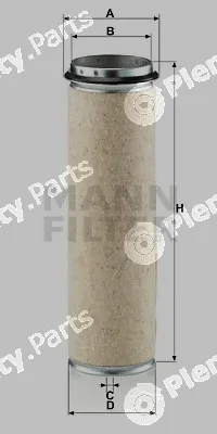 MANN-FILTER CF1200 — Secondary Air Filter