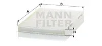 MANN-FILTER CU2218 — Filter, cabin air