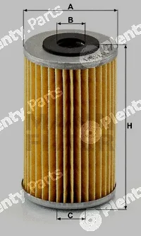 MANN-FILTER H715/1n — Oil Filter