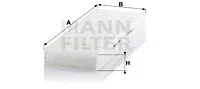 MANN-FILTER CU3869 — Filter, cabin air