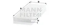 MANN-FILTER CU4151 — Filter, cabin air