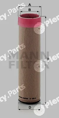 MANN-FILTER CF990/2 — Secondary Air Filter