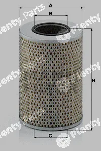 MANN-FILTER H1290/1 — Filter, operating hydraulics